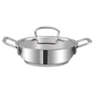 Picture of Vinod Stainless Steel Induction Friendly Classic Deluxe Combo Set-4 Pieces,Saucepan(16 cm/2.1 Litre) with Lid, Saucepot (20 cm/3.8 Litre), Kadai/Kadhai with Lid(20 cn/1.8 Litre) & Frypan (20 cm)