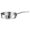 Picture of Vinod Stainless Steel Induction Friendly Classic Deluxe Combo Set-4 Pieces,Saucepan(16 cm/2.1 Litre) with Lid, Saucepot (20 cm/3.8 Litre), Kadai/Kadhai with Lid(20 cn/1.8 Litre) & Frypan (20 cm)