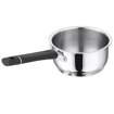 Picture of Vinod Tivoli Heavy Guage Stainless Steel Saucepan - 1.5 Litre (16cm) | SAS Bottom | 2 Layer Extra Thick Aluminum Core | Induction and Gas Base | Bakelite Handle