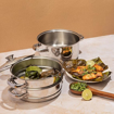 Picture of Vinod Stainless Steel 3 Tier Steamer/Momo/Modak Maker with Glass Lid & Riveted Handles of 20 cm Diameter (Induction and Gas Stove Friendly)