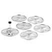 Picture of Vinod Stainless Steel Idli Pot/Idli Cooking Pot /6 Pcs Plates Induction Base Idly Maker Large /36 Cm (Makes Upto 24 Idli At A Time), Silver (36 X 23.5 X 23 Lxwxh), 1 Liter