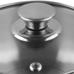 Picture of Vinod Stainless Steel Milano Casserole 3 Piece Set with Glass Lid - 1 litres, 1.5 litres and 2 litres (Induction and Gas Stove Friendly, Silver)