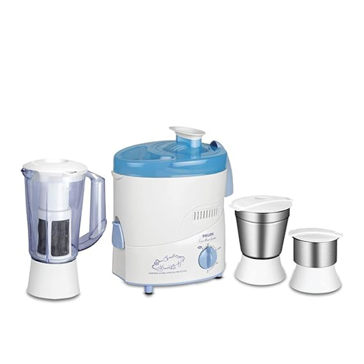 Philips HL1632/00  500-Watt 3 Jar Juicer Mixer Grinder with Fruit Filter (Blue) की तस्वीर