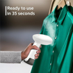 Picture of PHILIPS Handheld Garment Steamer STH1010/10 - Compact, Convenient Vertical Steaming, 900 Watt Quick Heat Up, up to 18g/min steam, Kills 99.9%* Bacteria