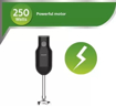 Picture of PHILIPS Alloy Steel Hl1655/02 Hand Blender 250W Black, 250 Watt