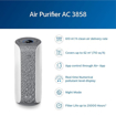 Philips Ac3858/63,Wifi Enabled,Integrated Hepa+Active Carbon Filter With Life Upto 25000 Hours,Removes 99.9% Pollutants,Intelligent Auto Purification,3D Air Circulation,Ideal For Large Rooms की तस्वीर