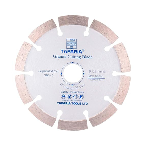 Picture of Taparia 125Mm Granite Cutting Blade Segmented (Gbs5)