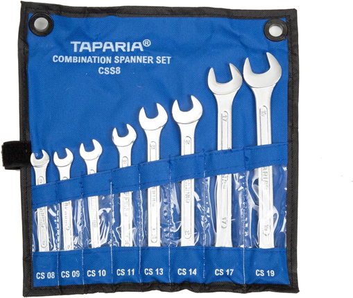 Taparia CSS8 Steel 8 to 19 Combination Spanner Set की तस्वीर