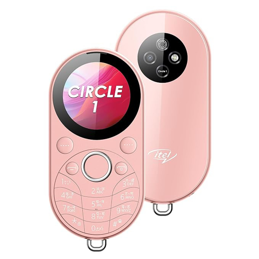 Picture of itel Circle 1 Unique Design with Round Screen Mobile Phone,500mAh Battery and 1.32 inch Display BT Call