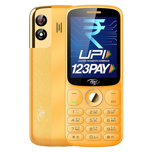 Picture of itel SG600 Keypad Mobile Phone with 2.8 inch Display|1900mAh Battery|UPI Pay|Crystal Clear Calls | 4 Hour Service|1.3 MP Camera with Flash |Kingvoice|Metal Finish