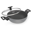 Milton Pro Cook Black Pearl Induction Kadhai, 22 cm / 2.1 Litre (Aluminium) की तस्वीर