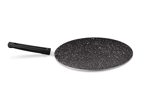 Picture of MILTON Pro Cook Granito Induction Non-Stick Concave Tawa, 26 cm, Black