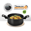 Milton Pro Cook Granito Induction Biryani Pot with Glass Lid, 22 cm, 3.5 litres, Black | Food Grade | Dishwasher | Flame | Hot Plate Safe की तस्वीर