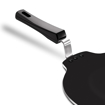 MILTON Pro Cook Blackpearl Induction Dosa Tawa Without Edge, 30 cm, Black | Non - Stick Pan | Induction Base | Flame & Hot Plate Safe | Dishwasher Safe की तस्वीर