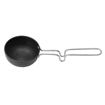 Picture of MILTON Pro Cook Hard Anodized Tadka Pan, 10 cm, Dark Grey | Vaghar Pan | Chounk Pan | Baghar Pan | Flame Safe | Gas Stove Safe | Stainless Steel Wired Handle | Scratch Resistant