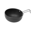 MILTON Pro Cook Hard Anodized Tadka Pan, 10 cm, Dark Grey | Vaghar Pan | Chounk Pan | Baghar Pan | Flame Safe | Gas Stove Safe | Stainless Steel Wired Handle | Scratch Resistant की तस्वीर