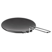 Picture of MILTON Pro Cook Hard Anodized Tawa, 26 cm, Dark Grey | Flame Safe | Gas Stove Safe | Stainless Steel Wired Handle | Durable | Scratch Resistant