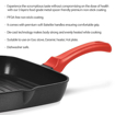 Picture of Milton Pro Cook Die Cast Aluminium Grill Pan, 24 cm, Black | Non Stick | Flame & Hot Plate Safe | Food Grade | Dishwasher Safe