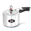 Picture of Milton Pro Cook Aluminium Induction Pressure Cooker With Inner Lid, 3 litre, Silver | Hot Plate Safe | Flame Safe