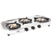 Picture of Jyoti 302 SS 3 Burner Stainless Steel Gas Stove With Rounded Edges And Plain At The Top