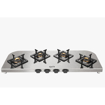 Picture of Jyoti 492 Bahubali 3D Swirl 4 Burner Gas Stove | Gas Saving 3D Swirl Brass Burners | Heavy Flame Guard Pan Supports | Suspicious Design
