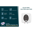 Picture of Jyoti Brisk Pro 15Ltr Vertical Storage Electric Geyser | 2kw Capacity | Glass Lined Tank | 8 bar High Pressure
