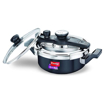 Prestige Svachh, 20241, 3 L, Hard Anodised Aluminium Outer Lid Pressure Cooker, With Deep Lid For Spillage Control, Black, 3 Liter की तस्वीर