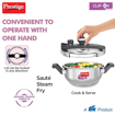 Prestige Svachh Clip-On 3.5 Litre Stainless Steel Outer Lid Pressure Kadai, 3.5 Liter की तस्वीर