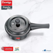 Picture of Prestige Popular Svachh Hard Anodised Pressure Cooker(2.0 L, Black, Deep Lid-Controls Spillage)