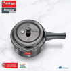 Picture of Prestige Popular Svachh Hard Anodised Pressure Cooker(3.0 L, Black, Deep Lid-Controls Spillage)