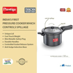 Prestige 5 Litres Svachh Induction Base Outer Lid Hard Anodized Pressure Cooker | Deep lid Spillage Control | Black | Anti-Bulge Base | Controlled Gasket Release System | Cool Touch Weight की तस्वीर