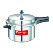 Picture of Prestige Popular Aluminium Outer Lid Pressure Cooker, 5.5 Litres, Silver