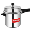 Picture of Prestige Popular Aluminium Outer Lid Pressure Cooker, 6 Litres, Silver (10020)