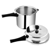 Picture of Prestige Popular Aluminium Outer Lid Pressure Cooker, 6 Litres, Silver (10020)