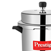 Picture of Prestige Popular Aluminium Outer Lid Pressure Cooker, 6 Litres, Silver (10020)