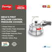 Picture of Prestige Nakshatra Plus Svachh Aluminium 2 Litre Inner Lid Pressure Handi ( Silver ), 2 Liter