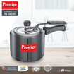 Picture of Prestige Nakshatra Duo Plus Svachh Hard Anodised Aluminium Pressure Cooker 2.0 L,Black