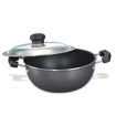 Picture of Prestige Omega Select Plus 20Cm- 2.2L Non-Stick Kadai with SS Lid |PFOA Free Teflon Non-Stick Coating | Scratch Resistant | Flat Base |Durable Handles