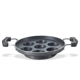 Show details for Prestige Omega Select Plus Non Stick Paniyarakkal | Glass Lid | Black | 20 cm | 7 Pits |Residue Free Coating |Metal Spoon Friendly | Ergonomic Handle Picture of Prestige Omega Select Plus Non Stick Paniyarakkal | Glass Lid | Black | 20 cm | 7 Pits |Residue Free Coating |Metal Spoon Friendly | Ergonomic Handle