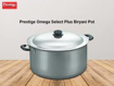 Picture of Prestige Omega Select Plus Non-Stick PFOA Free Biryani Pot with Stainless Steel Lid, 12 Litre (30970)