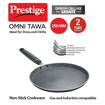 Picture of Prestige Omega Deluxe 25cm Granite Dosa Tawa|Non-Stick with 5 Layers Coating|Dishwasher Safe|Stainfree Interior|Gas & Induction Compatible