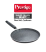 Picture of Prestige Omega Deluxe 25cm Granite Dosa Tawa|Non-Stick with 5 Layers Coating|Dishwasher Safe|Stainfree Interior|Gas & Induction Compatible