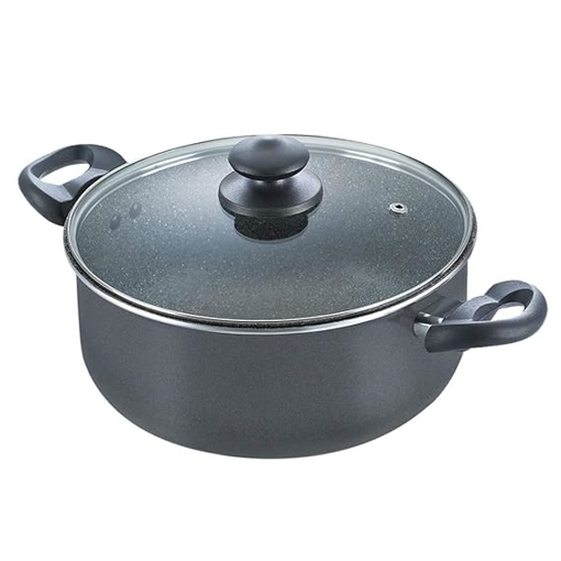 Picture of Prestige Omega Deluxe Granite Sauce Pan with Lid, 26cm