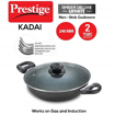 Picture of Prestige Omega Deluxe Non-Stick Kadhai | 2.4 litres | Black | Induction Base | Non-Stick Granite Finish | Scratch Resistant | Dishwasher Safe | Metal Spoon Friendly