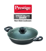 Picture of Prestige Omega Deluxe Non-Stick Kadhai | 2.4 litres | Black | Induction Base | Non-Stick Granite Finish | Scratch Resistant | Dishwasher Safe | Metal Spoon Friendly