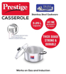 Picture of Prestige TriPly Splendor Casserole 200mm, 3.25 litres