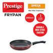Prestige OMG DLX Sleeve Induction Base Non-Stick Aluminium Fry Pan, 24cm, Red की तस्वीर