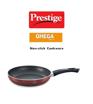 Prestige OMG DLX Sleeve Induction Base Non-Stick Aluminium Fry Pan, 24cm, Red की तस्वीर