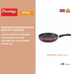 Prestige OMG DLX Sleeve Induction Base Non-Stick Aluminium Fry Pan, 24cm, Red की तस्वीर