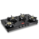 Show details for Prestige Svachh Neo Gtsn 04 SQ Toughened Glasstop Gas Stove with Liftable 4 Burners (Black), Open Picture of Prestige Svachh Neo Gtsn 04 SQ Toughened Glasstop Gas Stove with Liftable 4 Burners (Black), Open